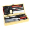 Excel Blades Deluxe Knife & Tool Set in Wooden Box 44286IND